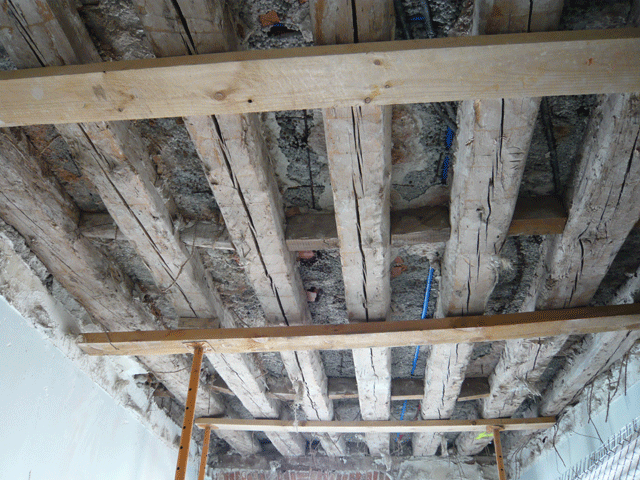 rehabilitación estructura de madera